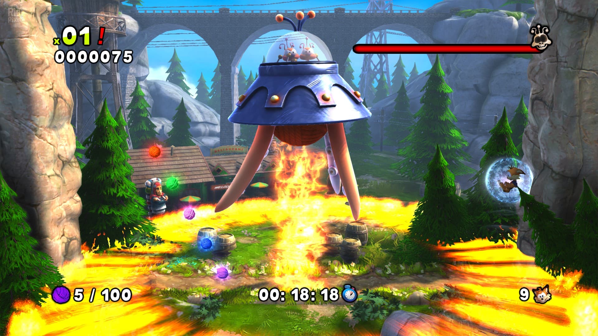 Bubsy: The Woolies Strike Back screenshot 4