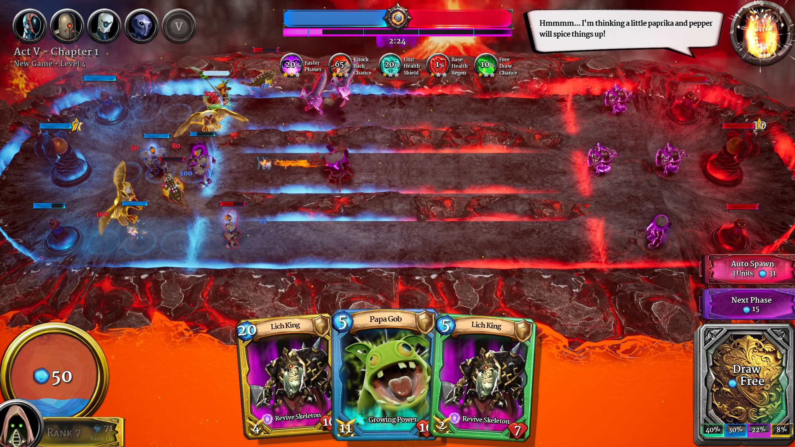 Battle Waves: Card Tactics screenshot 2