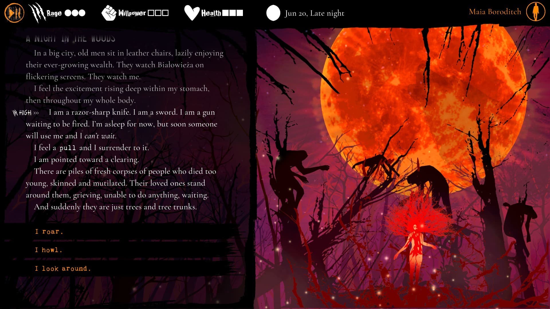 Werewolf: The Apocalypse — Heart of the Forest screenshot 1