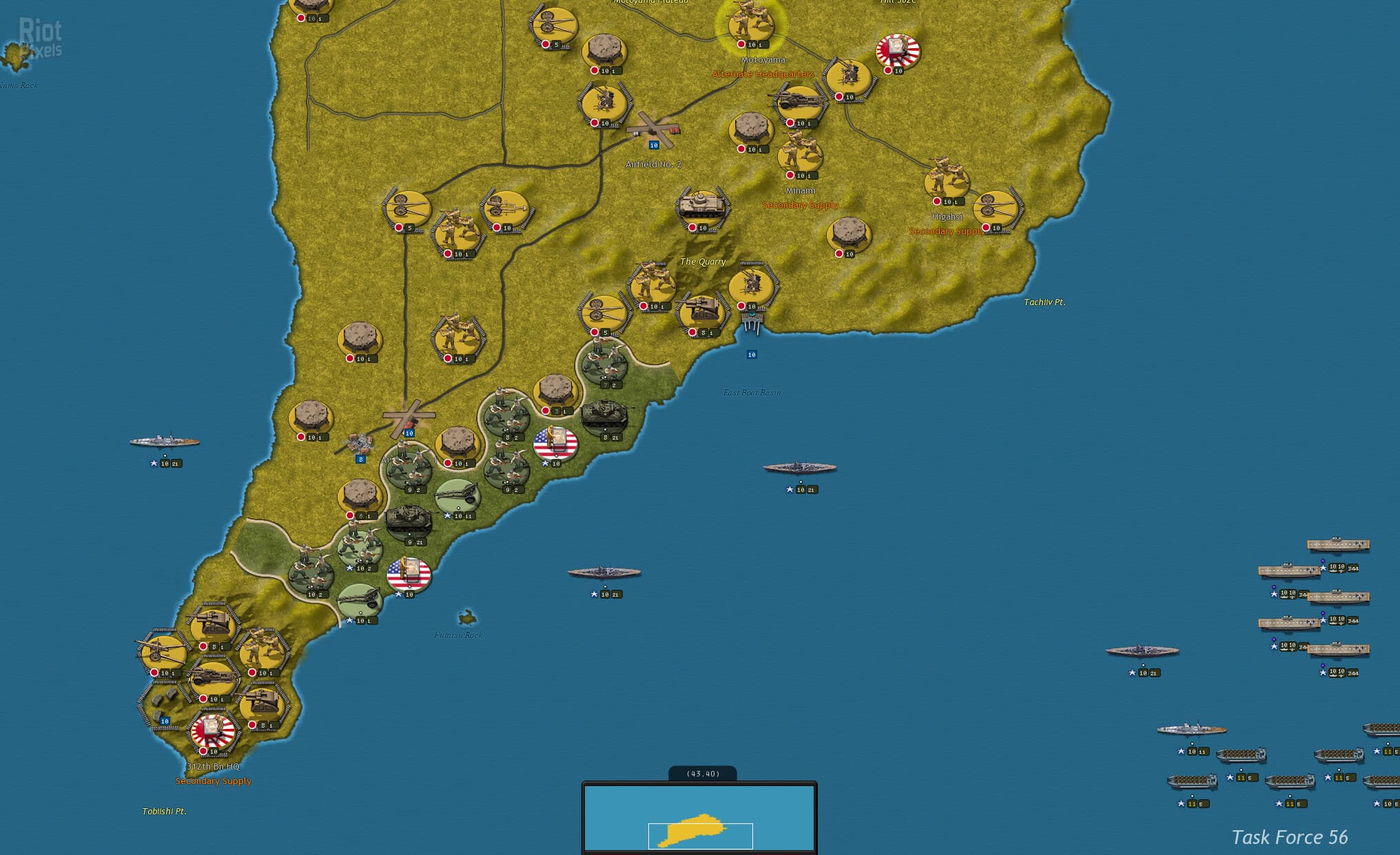 Strategic Command WWII: War in the Pacific, v1.03.04/v1.03.01 + Rise and Fall of an Empire DLC screenshot 1