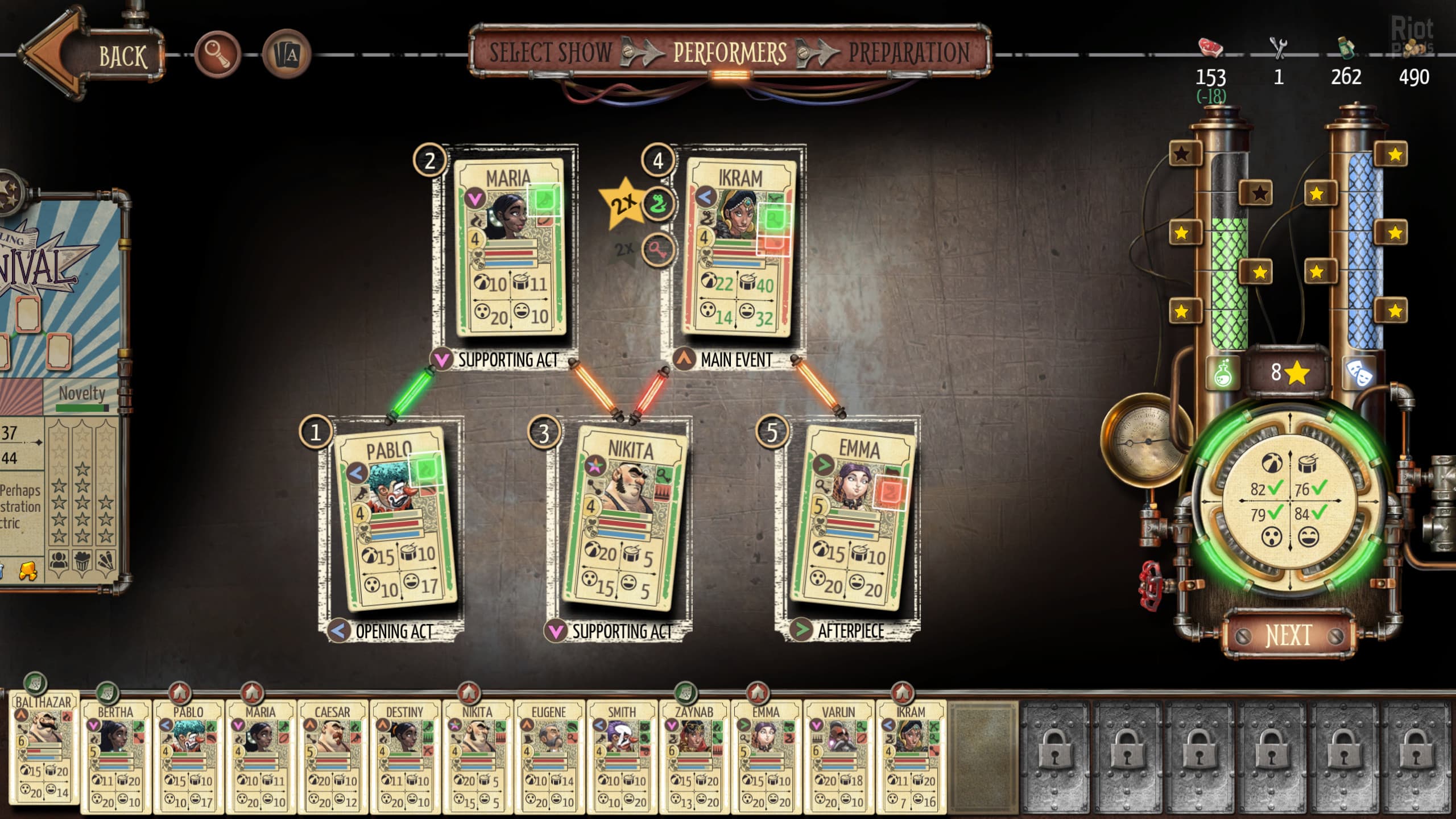 Circus Electrique screenshot 1