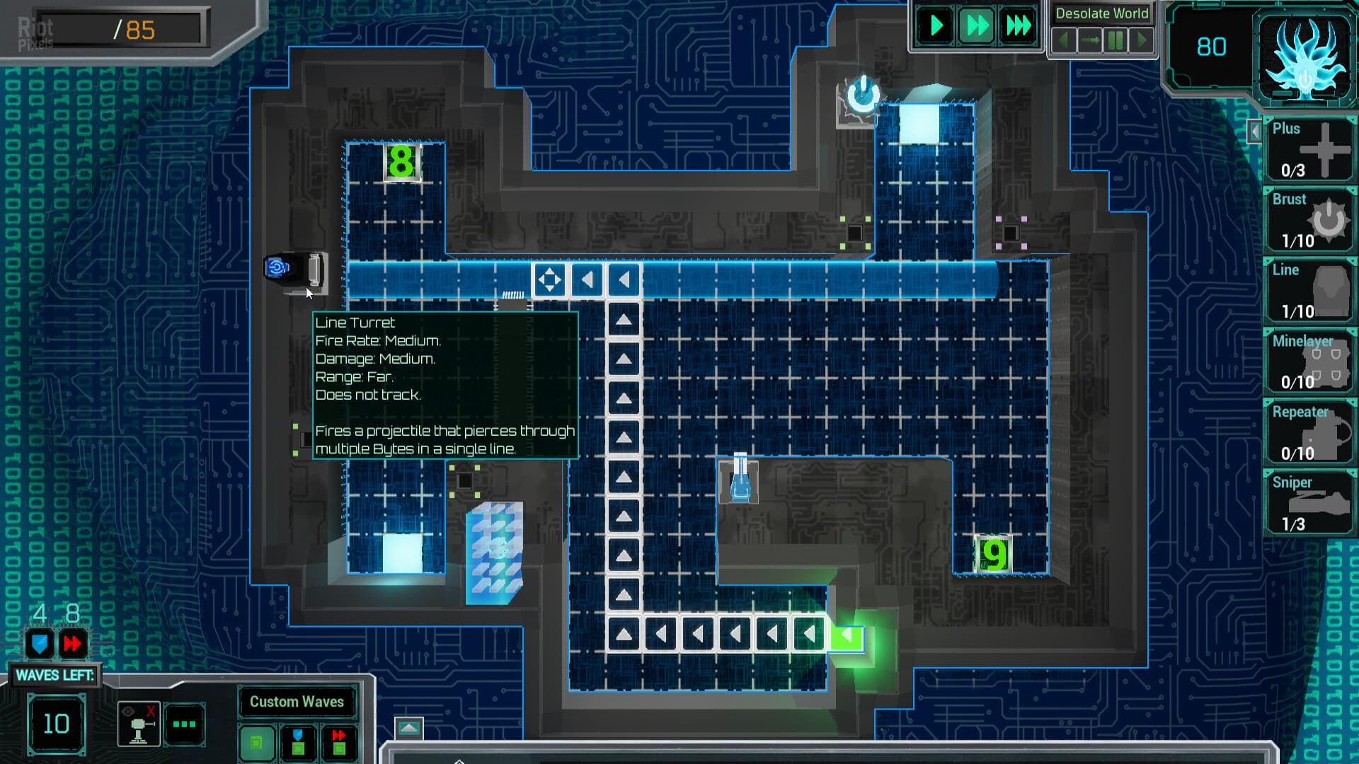 Bytes: The Reverse Tower Defense screenshot 6
