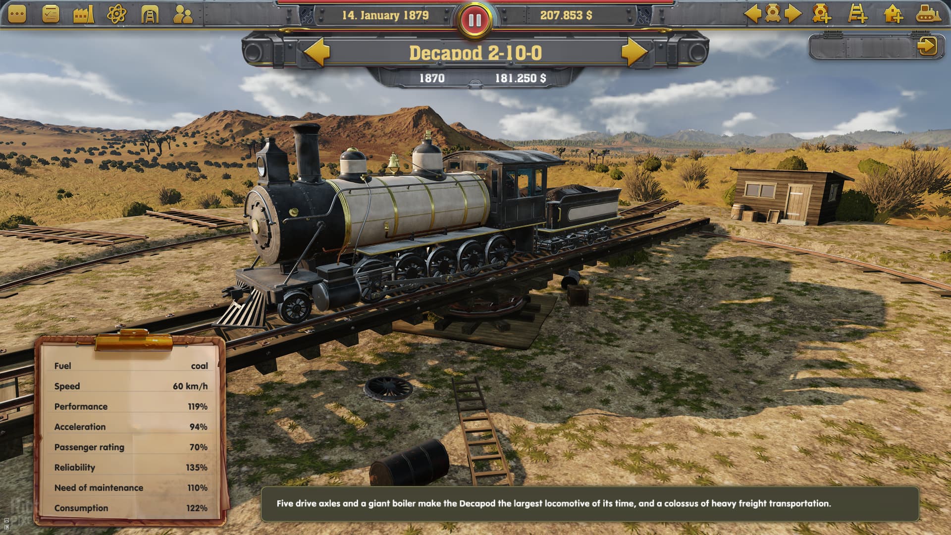 Railway Empire – v1.14.0.27219 + 10 DLCs screenshot 5