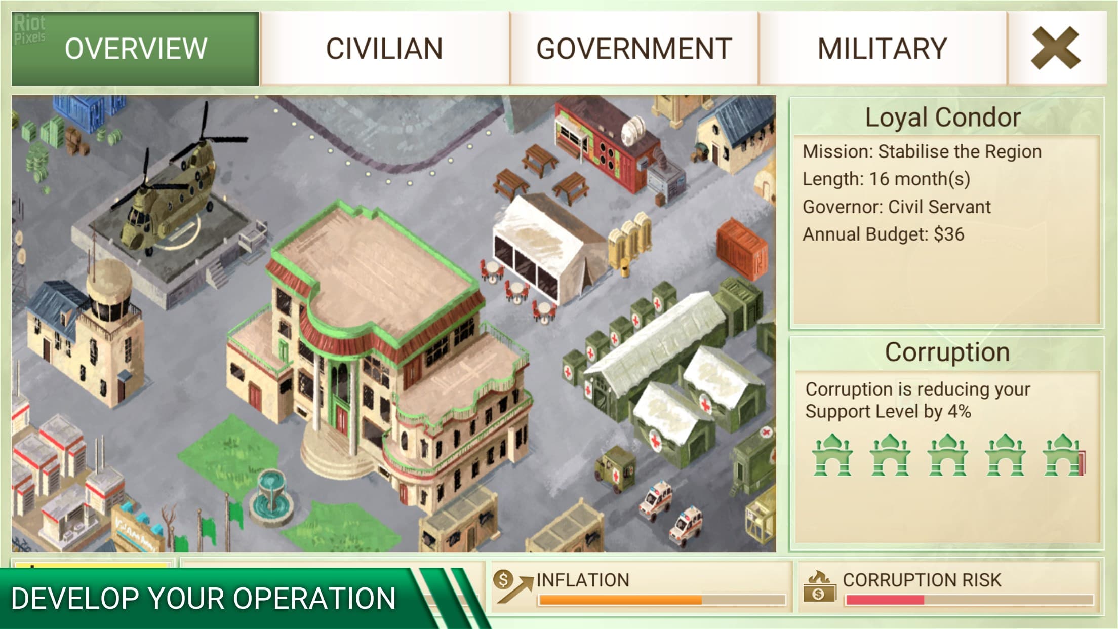 Rebel Inc: Escalation – v1.0 screenshot 5