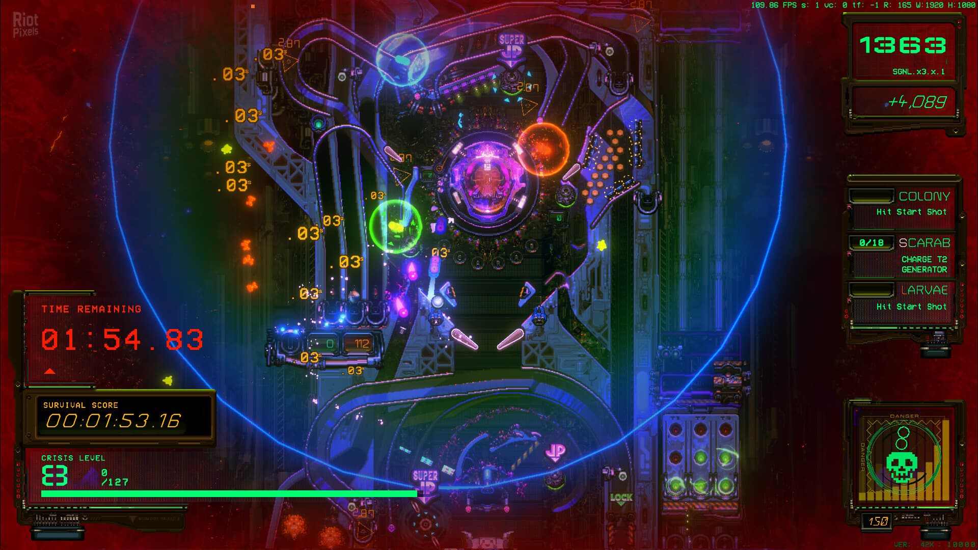 XENOTILT: HOSTILE PINBALL ACTION – v1.081 screenshot 1