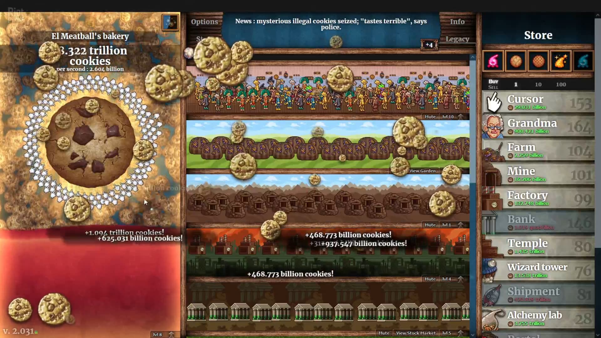 Cookie Clicker – v2.04 screenshot 2