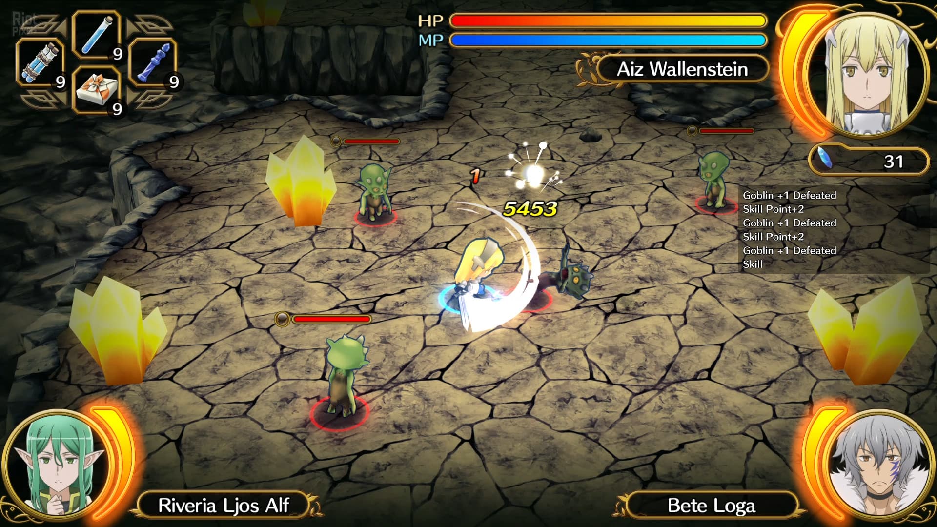 Is It Wrong to Try to Pick Up Girls in a Dungeon? Infinite Combate – Builds 5355189 (CODEX) + 5402416 screenshot 2