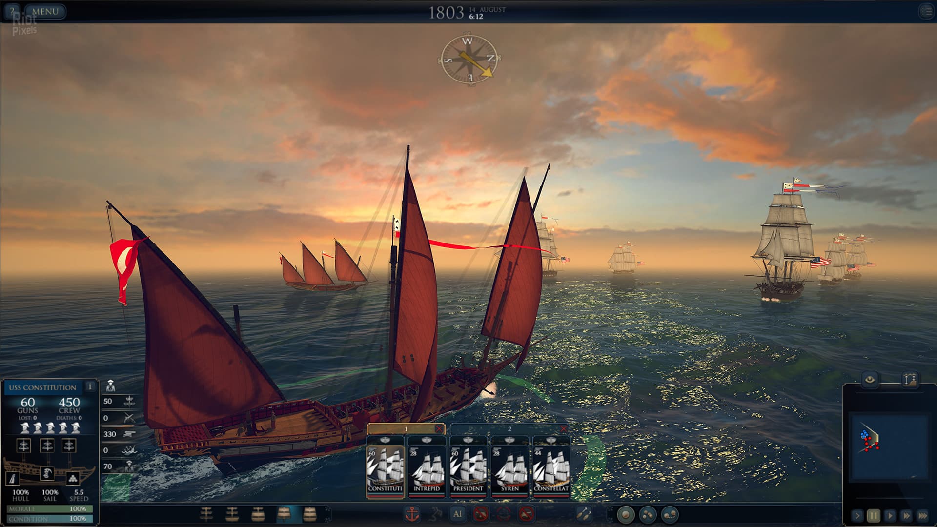 Ultimate Admiral: Age of Sail – v1.0.0 rev.37327 + Barbary War DLC screenshot 4