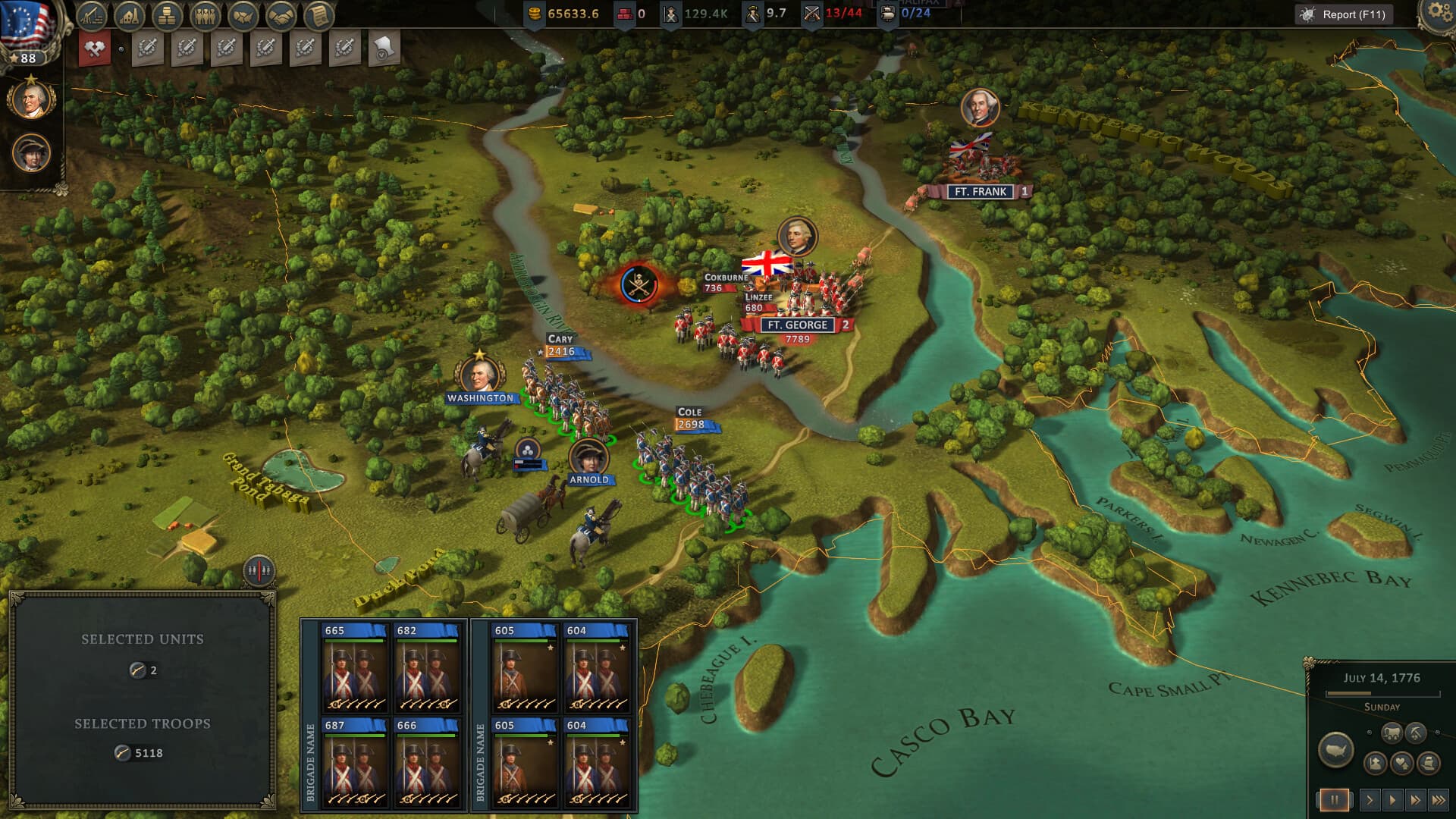 Ultimate General: American Revolution – Premium Edition, v1.0.3 rev.55378 + DLC screenshot 4