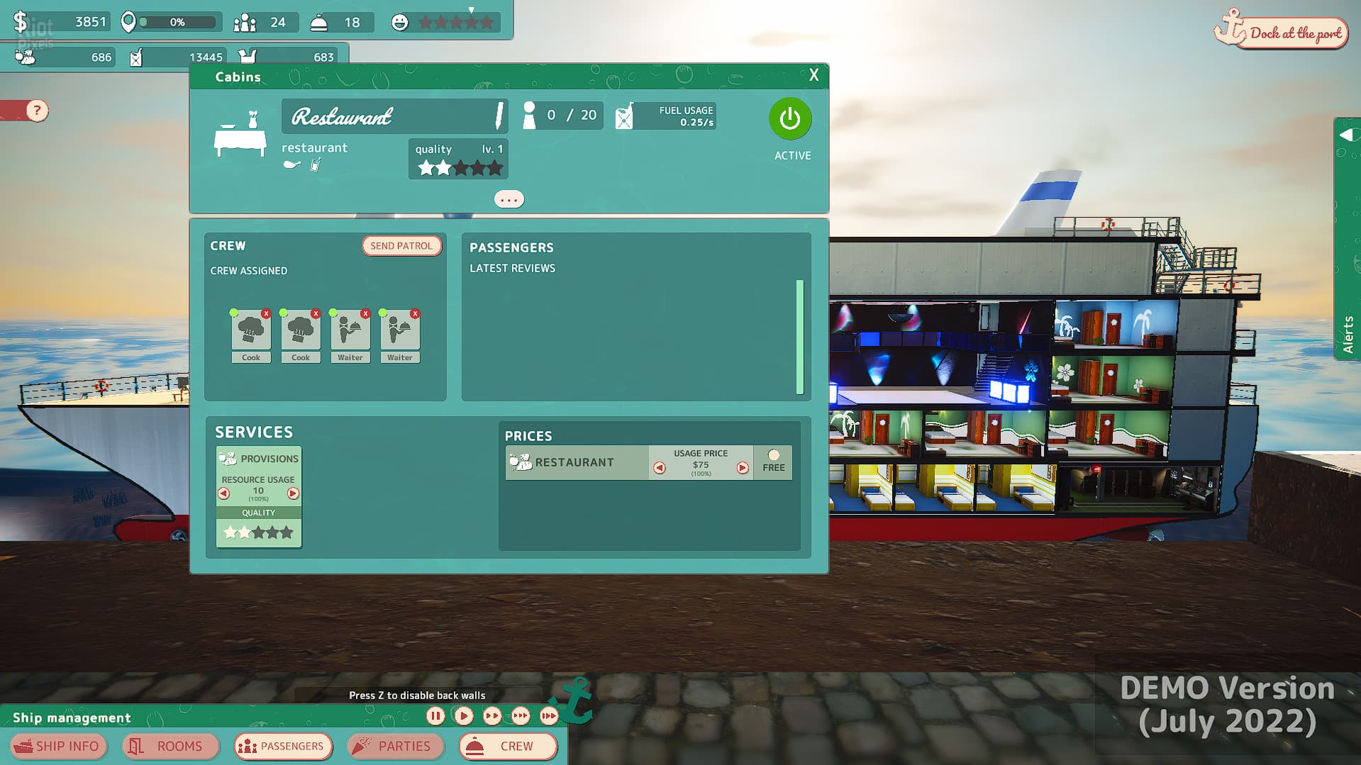 Cruise Ship Manager – v1.0.6 screenshot 3