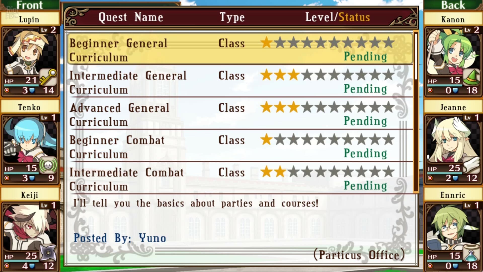 Class of Heroes: Anniversary Edition screenshot 5