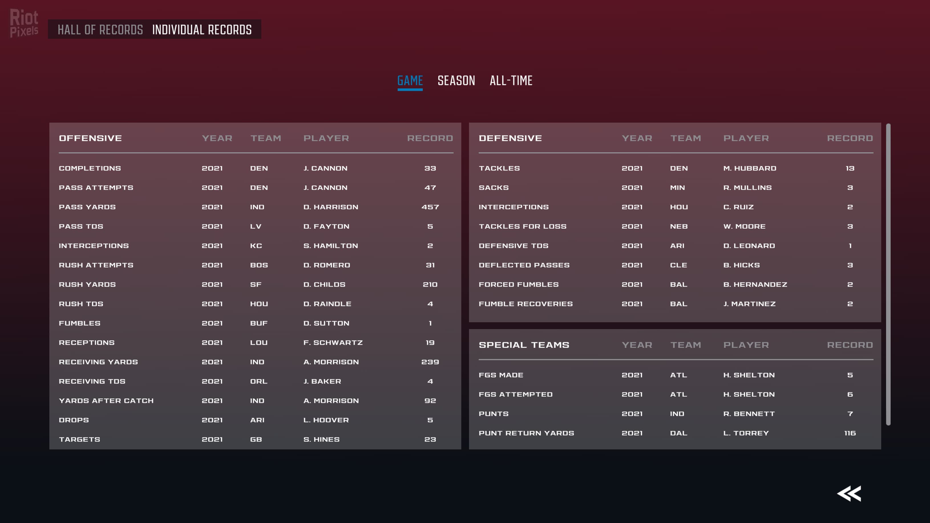 Axis Football 2021 screenshot 2