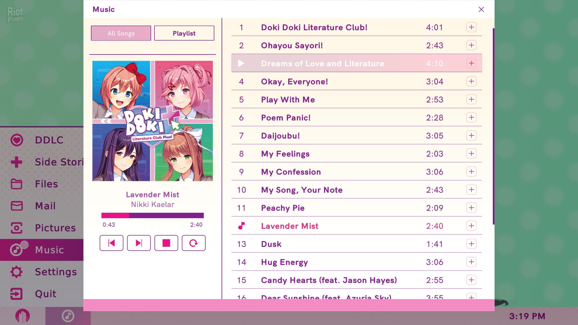 Doki Doki Literature Club Plus! – Builds 6953746/6961652 screenshot 4