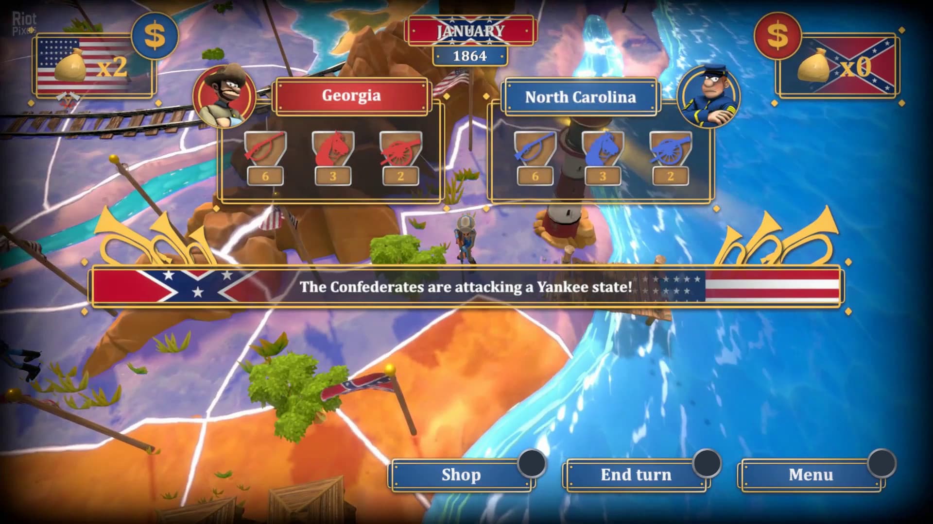 The Bluecoats: North & South + The Bluecoats: North vs South screenshot 5