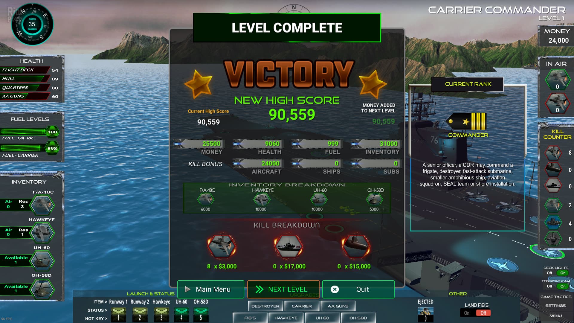 Carrier Commander screenshot 5